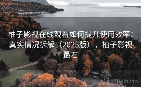 柚子影视在线观看如何提升使用效率：真实情况拆解（2025版），柚子影视最右