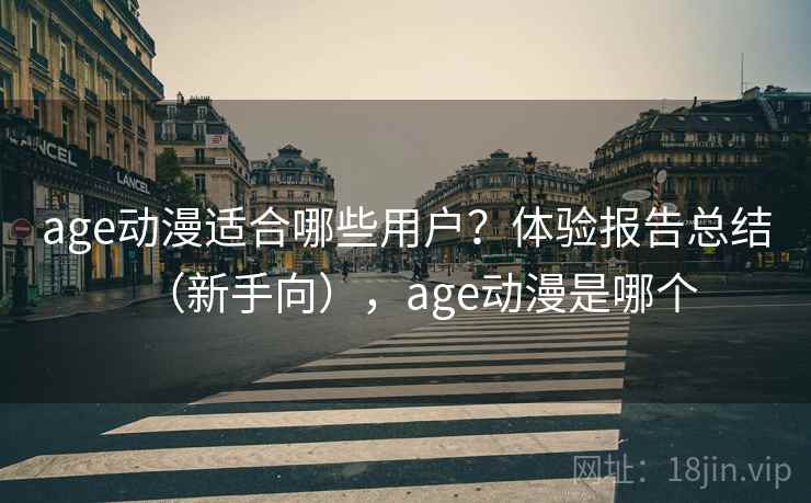age动漫适合哪些用户？体验报告总结（新手向），age动漫是哪个