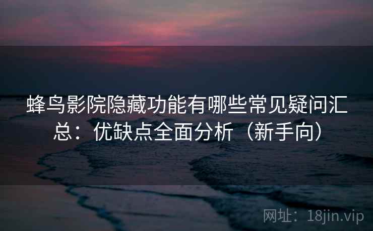 蜂鸟影院隐藏功能有哪些常见疑问汇总：优缺点全面分析（新手向）