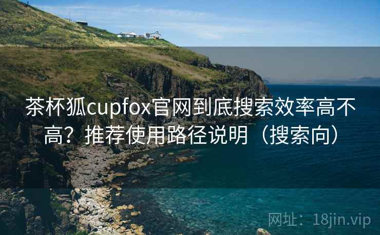 茶杯狐cupfox官网到底搜索效率高不高？推荐使用路径说明（搜索向）