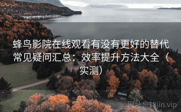 蜂鸟影院在线观看有没有更好的替代常见疑问汇总：效率提升方法大全（实测）